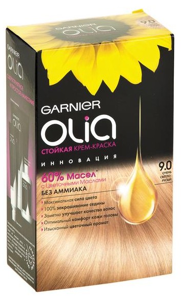 GARNIER OLIA СТОЙКАЯ КРАСКА ДЛЯ ВОЛОС БЕЗ АММИАКА 10.21 ЖЕМЧУЖНЫЙ ОЧЕНЬ СВЕТЛЫЙ БЛОНД