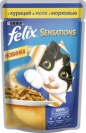 Корм для кошек FELIX с курицей в желе с морковью, 85г