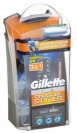 Станок для бритья GILLETTE fusion styler  + сменная кассета power + насадки для бритья усов, 3 шт. + гель для бритья, 9 мл в подарок