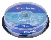 CD-R VERBATIM 700 52 CAKE BOX,   10 