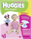  HUGGIES Ultra comfort   4 (8-14), 80