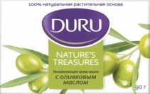 Мыло DURU NATURE'S с оливковым маслом, 90г