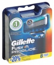 Сменные кассеты для бритья GILLETTE fusion proglide, 8шт