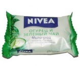 Мыло NIVEA Огурец и Зеленый чай, 90г