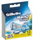 Сменные кассеты для бритья GILLETTE Mach3 Turbo