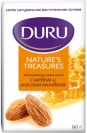 Увлажняющее крем-мыло DURU NATURE'S с медом и маслом миндаля, 90г