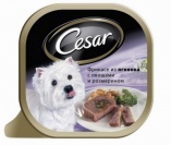 Корм для собак CESAR из ягненка с овощами и розмарином, 100г