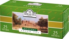 Чай AHMAD TEA зеленый, 25х2г