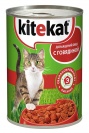 Корм для кошек KITEKAT с мясом кролика, 400г